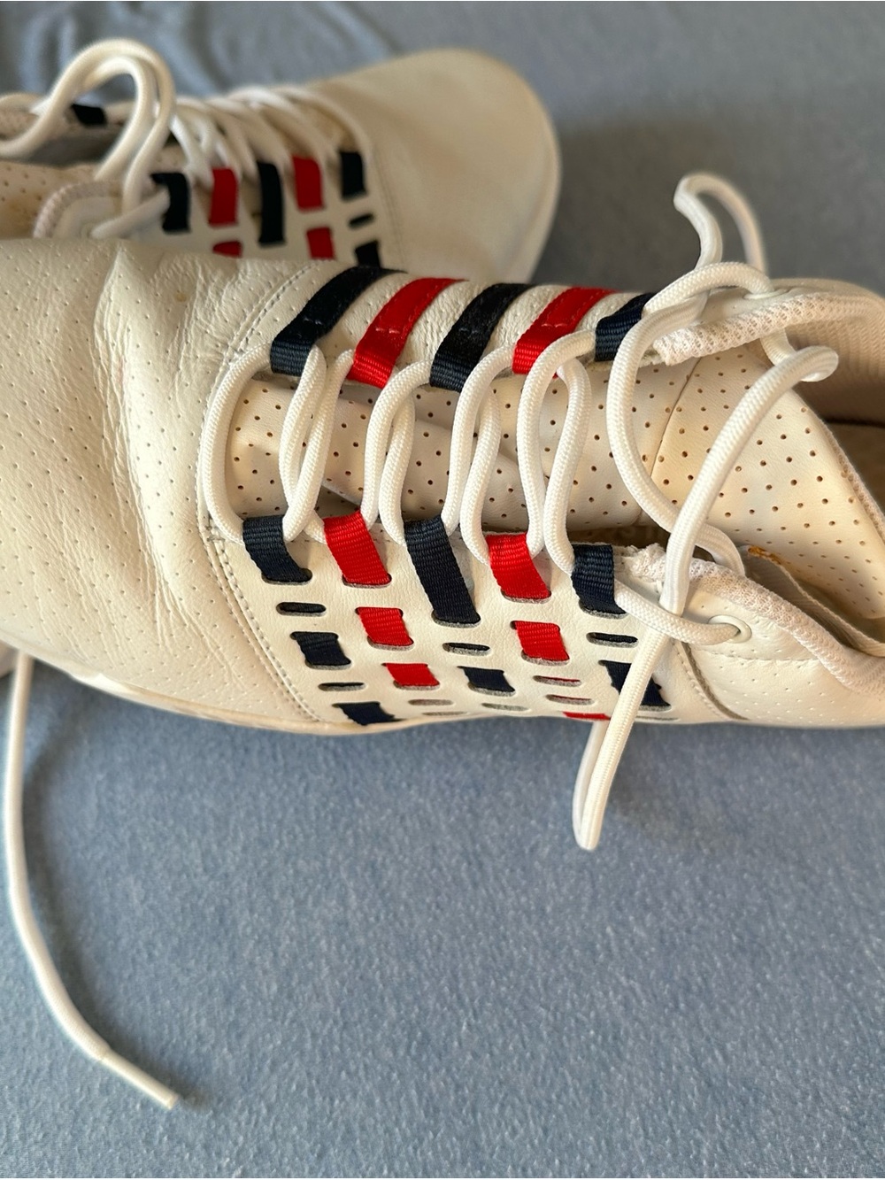 K-Swiss White Athletic Sneaker Interior